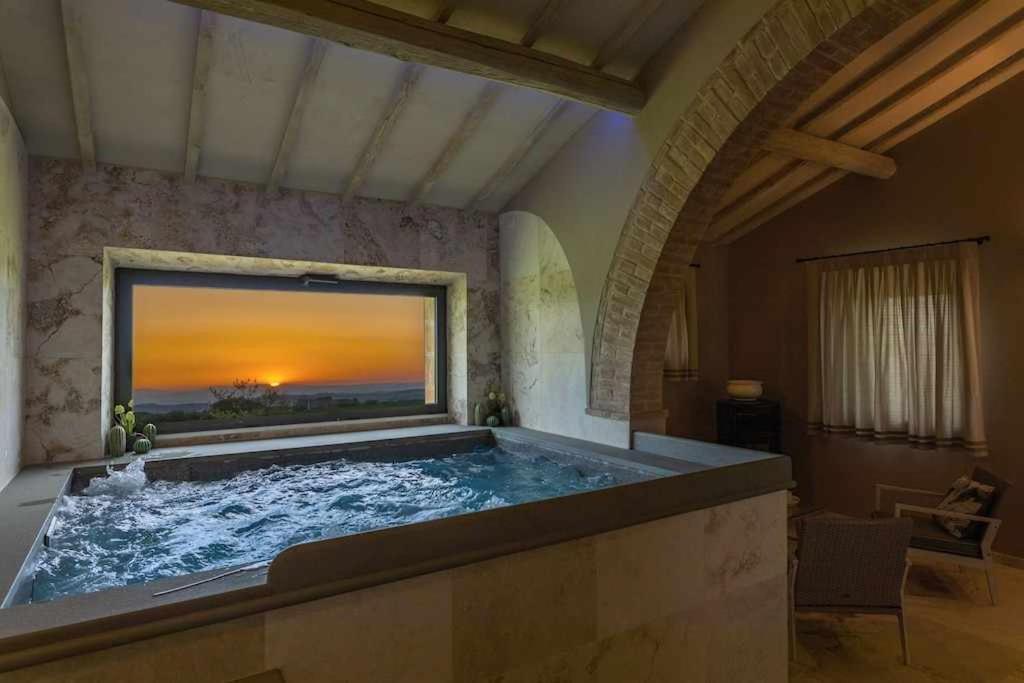 Villa I Cipressini Piscina Riscaldata Spa Toscana Pienza Kültér fotó