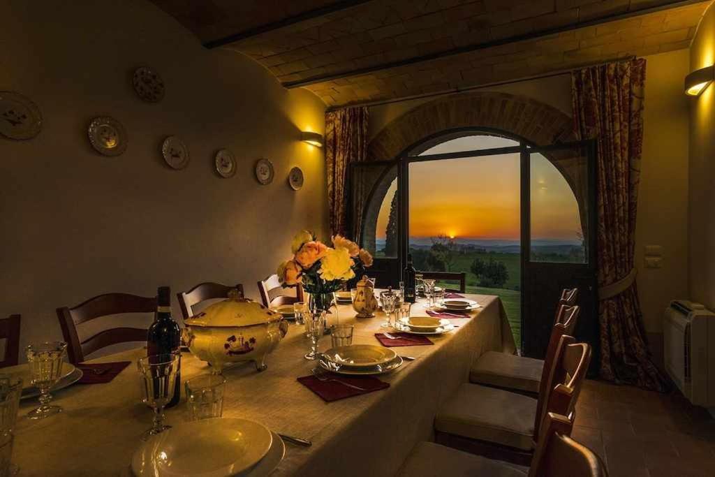 Villa I Cipressini Piscina Riscaldata Spa Toscana Pienza Kültér fotó