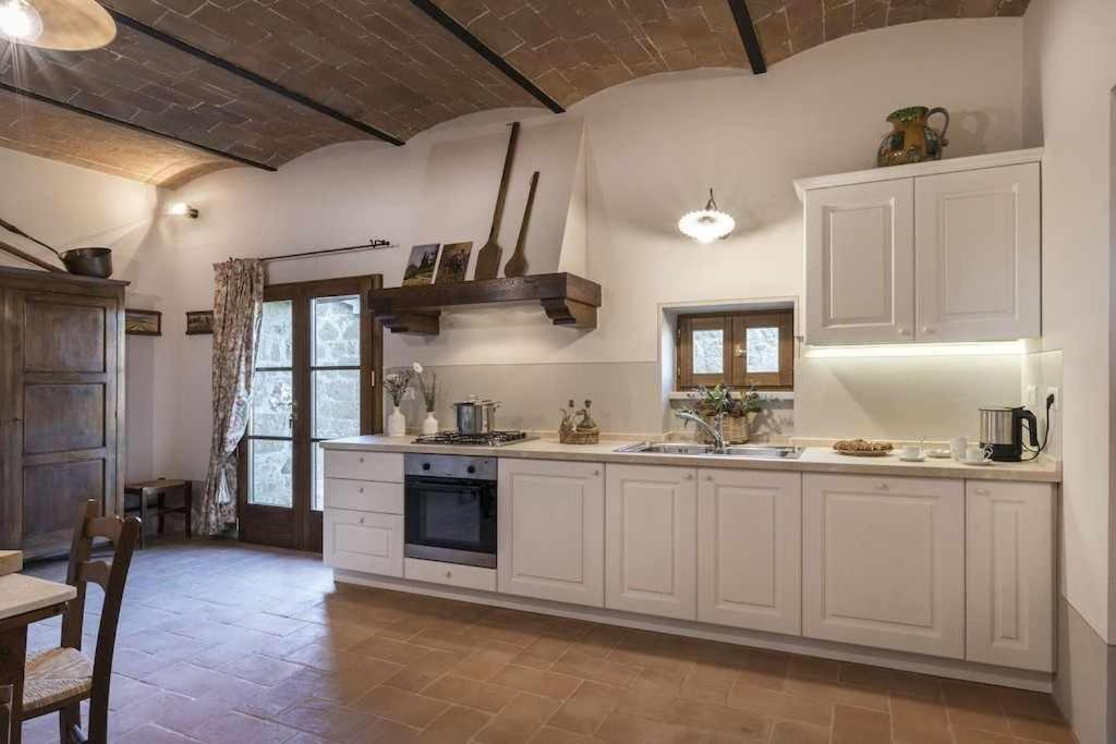 Villa I Cipressini Piscina Riscaldata Spa Toscana Pienza Kültér fotó