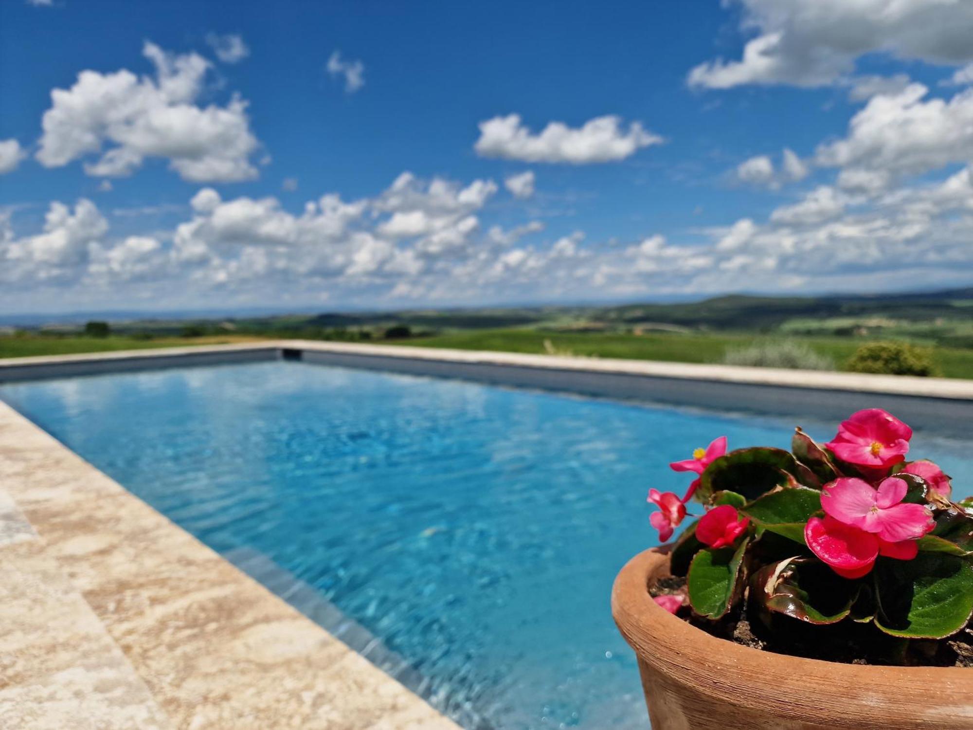 Villa I Cipressini Piscina Riscaldata Spa Toscana Pienza Kültér fotó