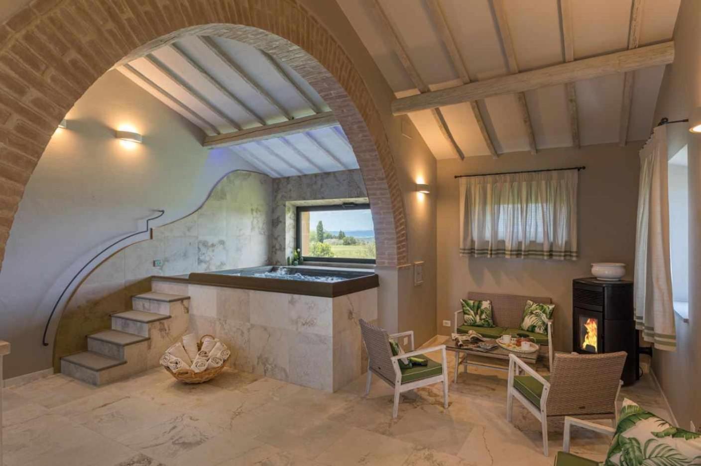 Villa I Cipressini Piscina Riscaldata Spa Toscana Pienza Kültér fotó