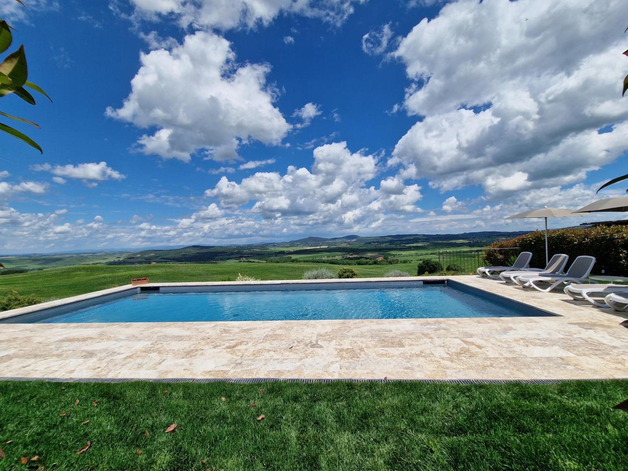 Villa I Cipressini Piscina Riscaldata Spa Toscana Pienza Kültér fotó