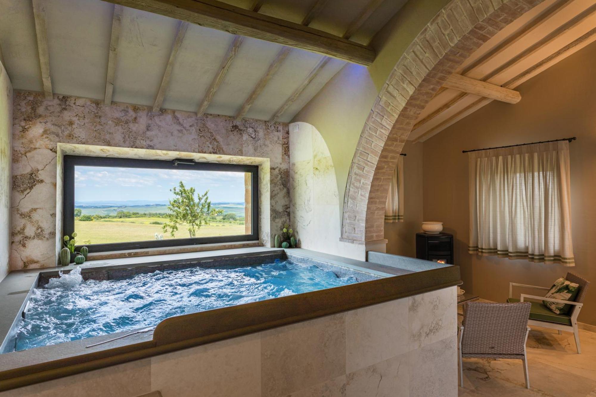 Villa I Cipressini Piscina Riscaldata Spa Toscana Pienza Kültér fotó