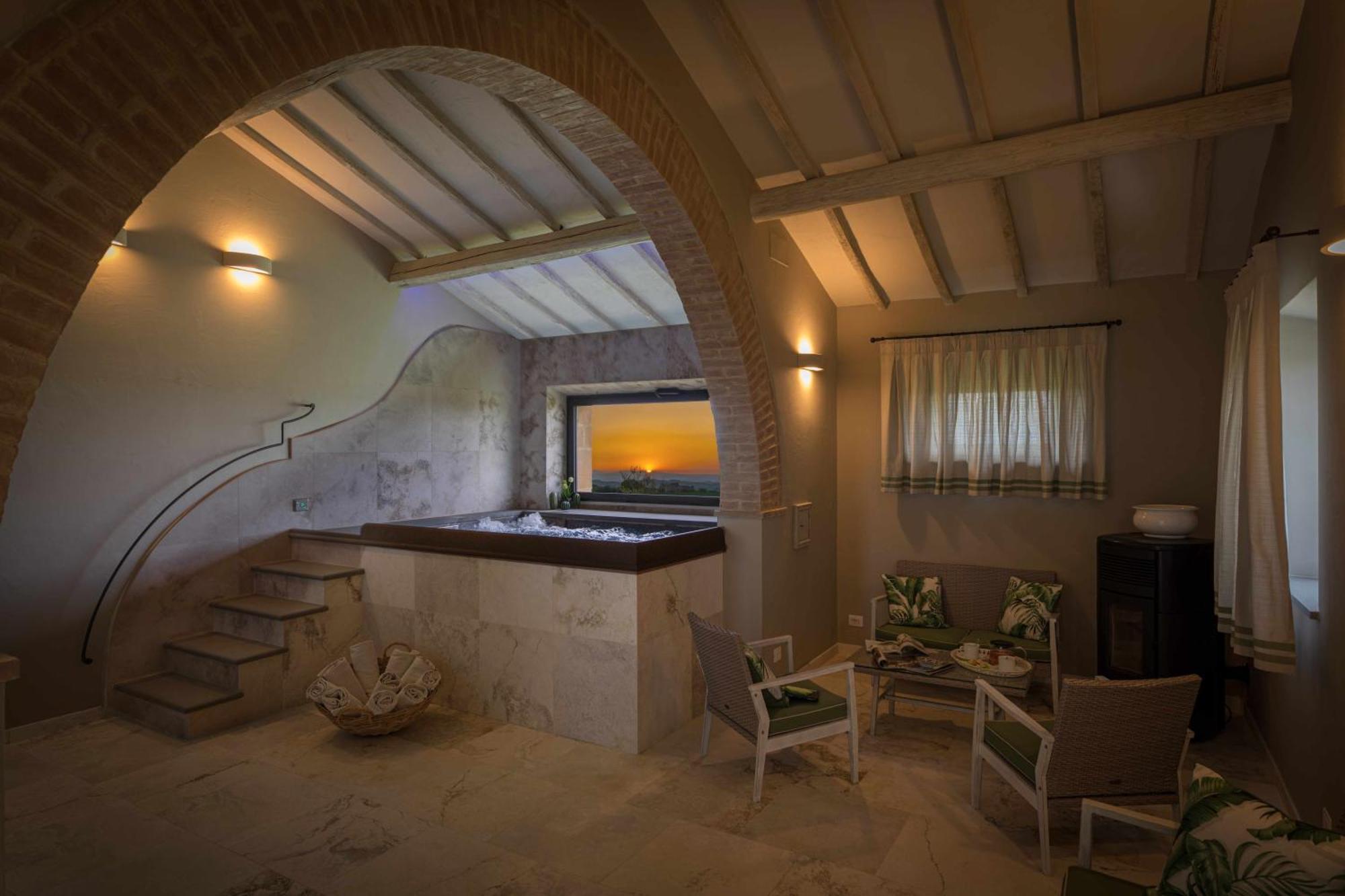 Villa I Cipressini Piscina Riscaldata Spa Toscana Pienza Kültér fotó
