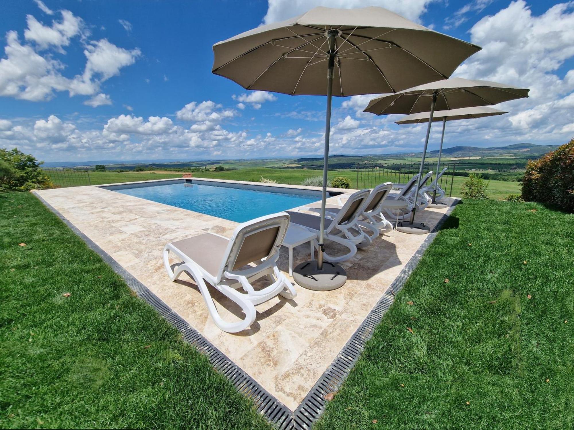 Villa I Cipressini Piscina Riscaldata Spa Toscana Pienza Kültér fotó